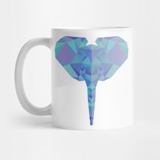 Low Poly Baby Elephant Mug